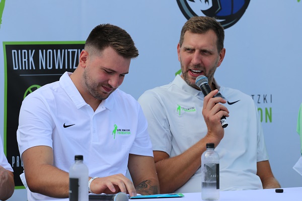 Luka and Dirk - Tennis Tournament Press Conference 