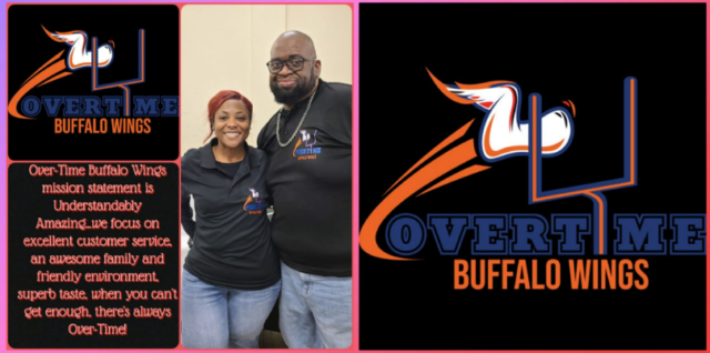 Over-Time Wings, owners Charles and LaSonde Griggs