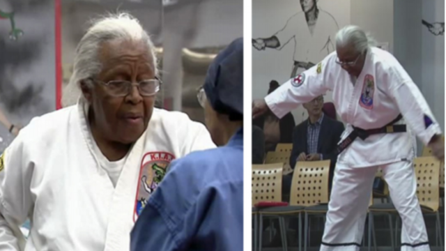 Thelma Jones, a 90-year-old Black woman