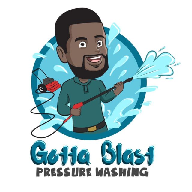 Black Business Gotta Blast Professional Washing Logo