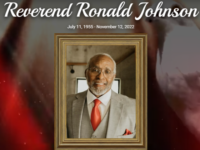 In Remembrance Reverend Ronald Johnson