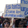 Protesters at the Haiti-Dominican Republic