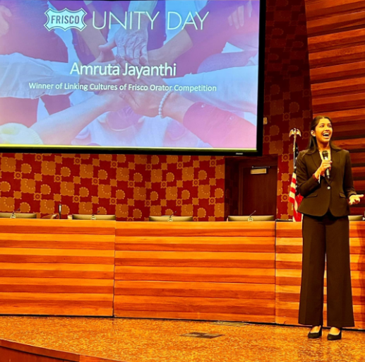 Amruta Jayanthi, Content Winner of Dr. Martin Luther King Jr. Oration Contest