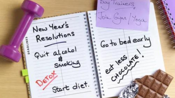 Health related New Year’s resolutions