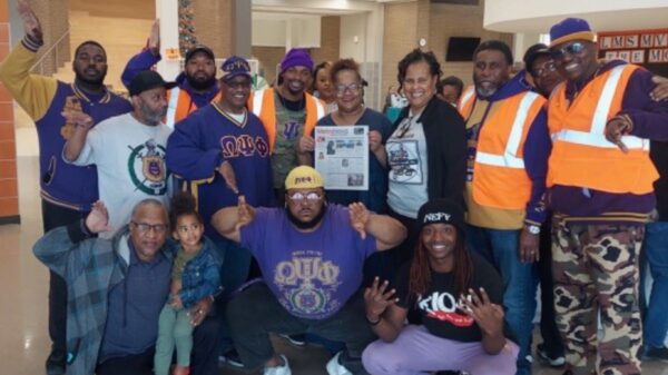 Omegas volunteer for Children OTM event