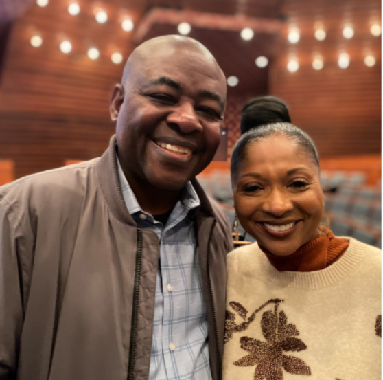 Peter Burns and Angelia Pelham