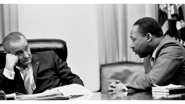 mlk lyndon johnson