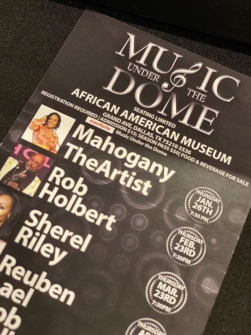 9 Music Under the Dome lineup flyer