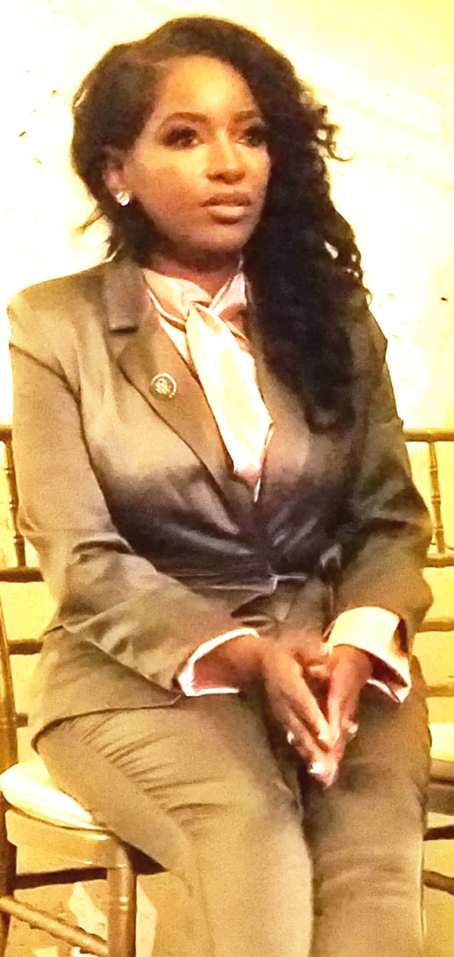 US Representative Jasmine Crockett