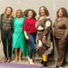Matthew Hall, Hannah Waltz, Eva D. Coleman, Jazmyn Ferguson, Martina Van Norden, Leona Allen and Denita Jones after serving as participants during United MegaCare Ministry In Civics launch at The Potter's Hous