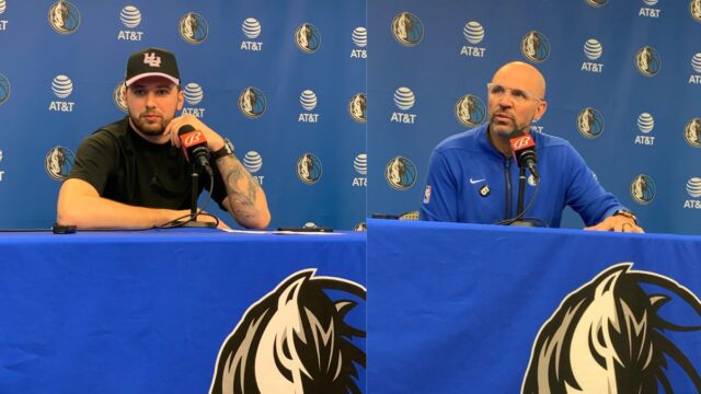 Luka Doncic and Jason Kidd