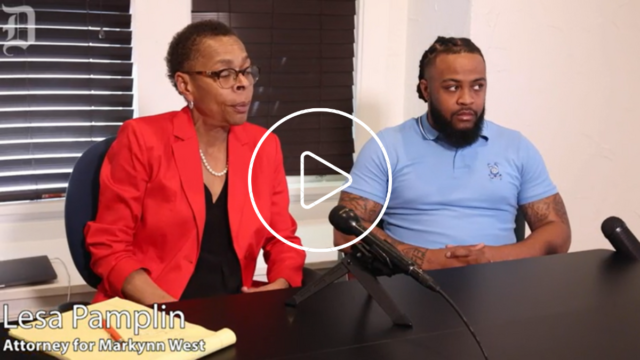 Markynn West and attorney Lesa Pamplin