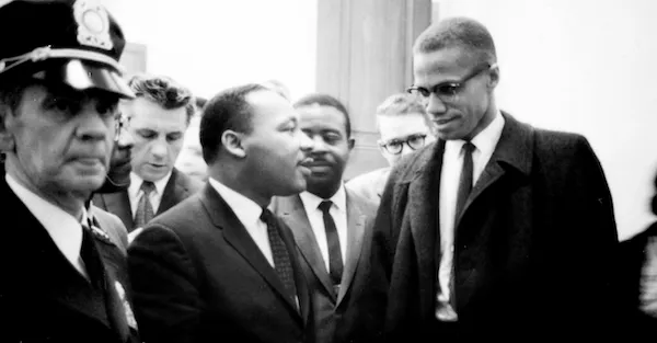 Martin Luther King Jr. and Malcolm X