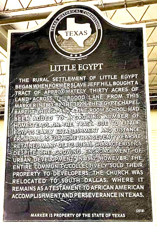 The Little Egypt historical marker. Photo: Candace Wicks.