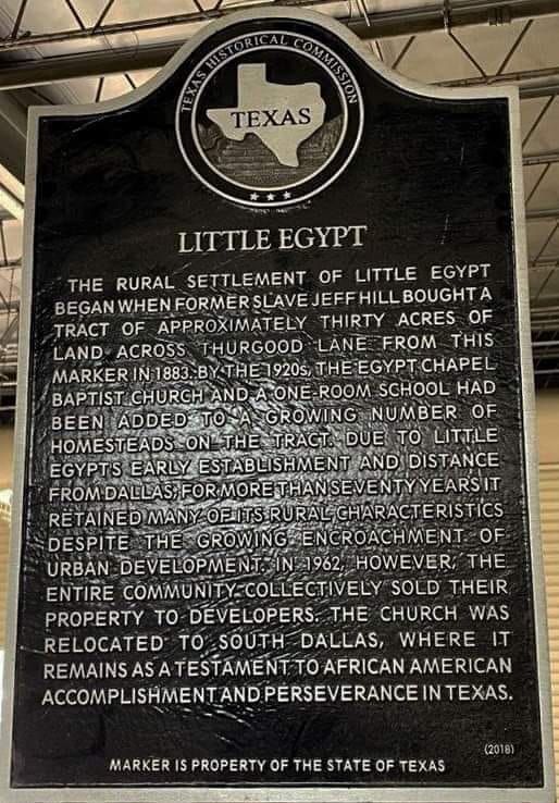 The Little Egypt historical marker. 