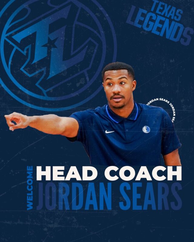 Texas Legends Head Coach Jordan Sears