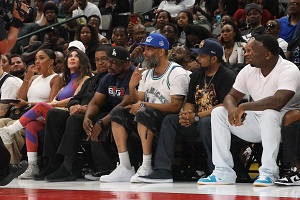 The DOC and Ice Cube at Big 3 in Dallas
