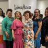 Alpha Kappa Alpha Sorority sisters pose for group photo during The Experience