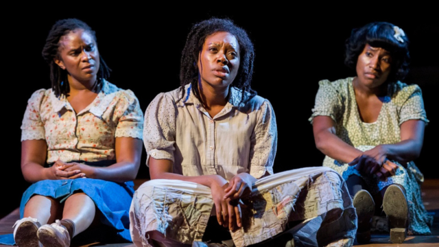 From left, Kacie Rogers, Akilah A. Walker, and Mildred Marie Langford