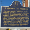 Gateway to Freedom sign