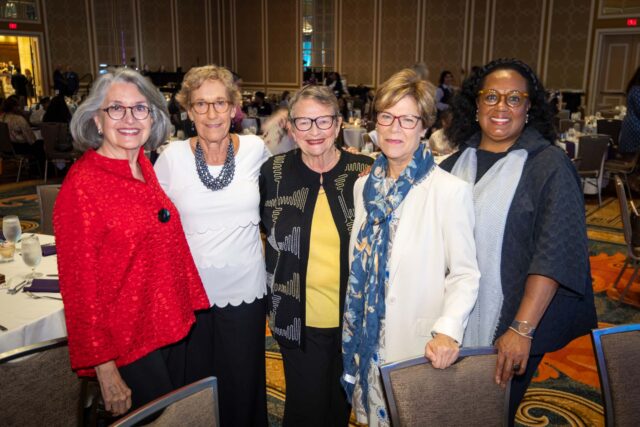 Becky Sykes, Janet Harrison, Sharon King, Mary Beth Bardin and Matilda Louree