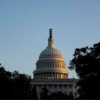 The dome of the U.S. Capitol Building at sunset last month