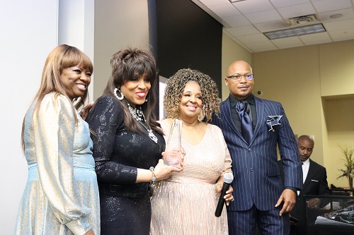 Dr. Cindy Evans, Vickie Winans, Rev. Dr. Rhonda Branch Yearby and Ferrel E. Phelps
