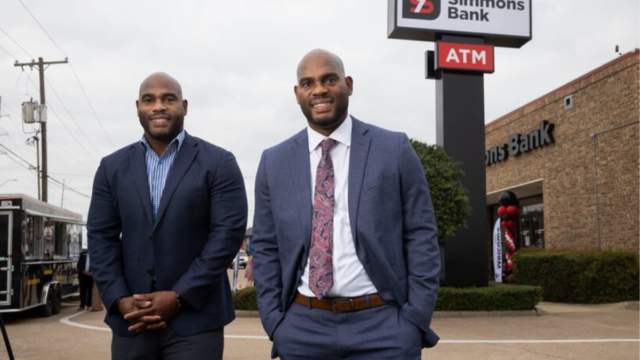 Twin brothers Terrence (left) and Tim Maiden