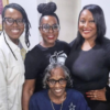 Gwendolyn, Shonedra, Shantrell and Glenda Redd (seated)