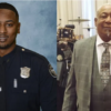 Former Officer Kiran Kimbrough, left, (Atlanta Police Department via AP) and Johnny Hollman Sr.