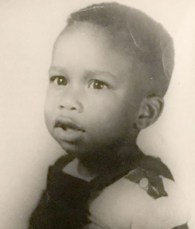 Price as an infant, born in 1950.