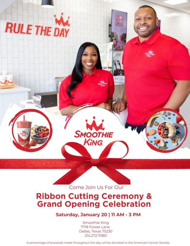 Smoothie King Ribbon Cutting Ceremony and Grand Opening Celebration