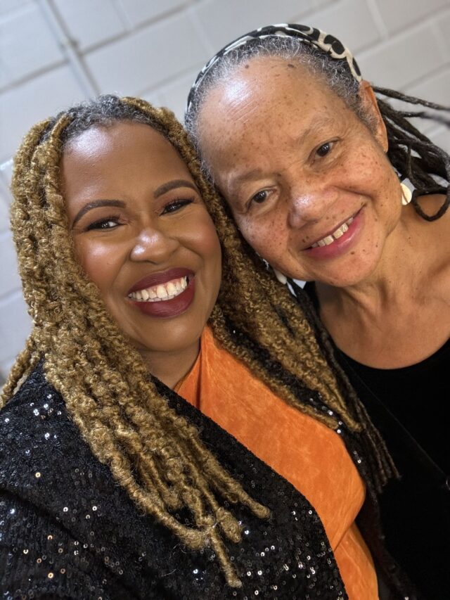 Eva D. Coleman with Dr. Anne Lundy at Scott Joplin Chamber Orchestra concert in Dallas Feb. 3, 2024
