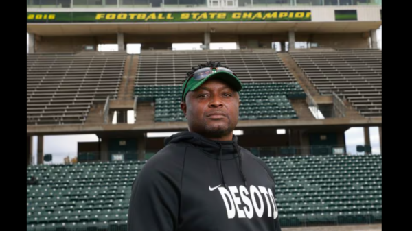 DeSoto High School head coach Claude Mathis