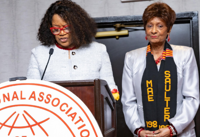 President Holyfield and 50-Year Member