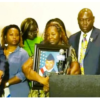 Family members and attorneys of Senior Airman Roger Fortson