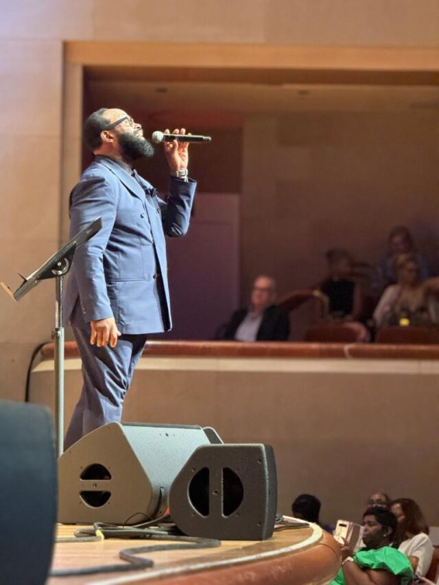 Myron Williams performs at Together We Sing at the Meyerson Symphony Center in Dallas June 23, 2024