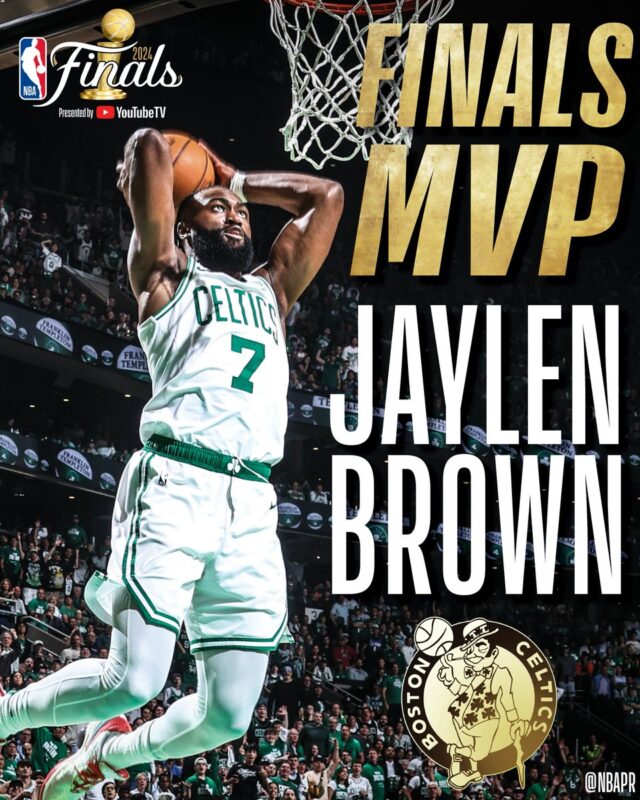 Jaylen Brown Finals MVP