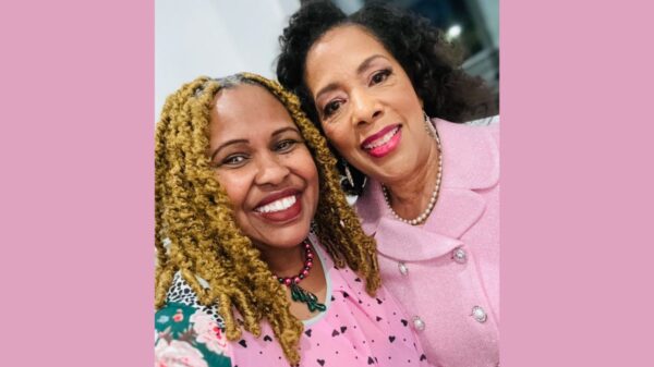 Texas Metro News Lifestyle & Culture Editor Eva D. Coleman with Alpha Kappa Alpha Sorority, Incorporated International President Danette Anthony Reed