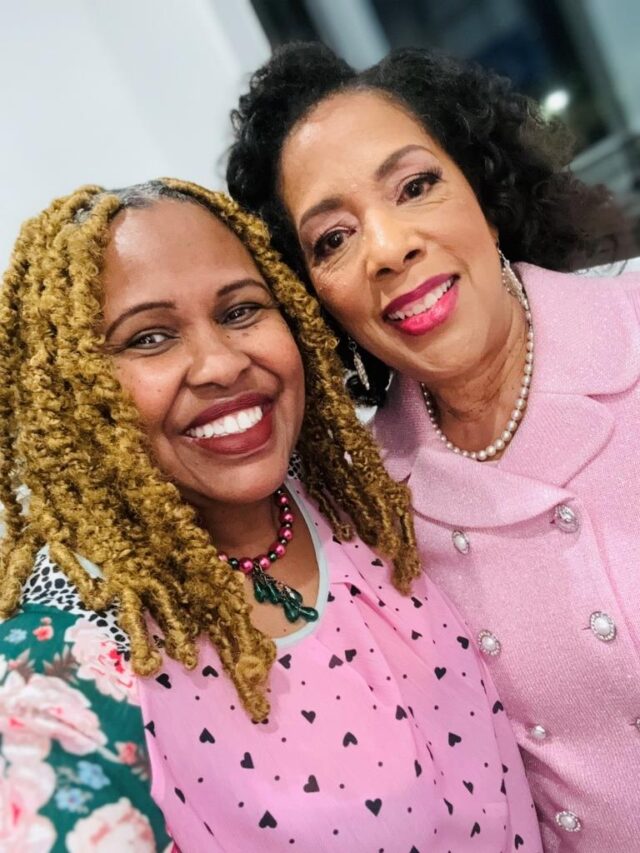 Texas Metro News Lifestyle & Culture Editor Eva D. Coleman with Alpha Kappa Alpha Sorority, Incorporated International President Danette Anthony Reed