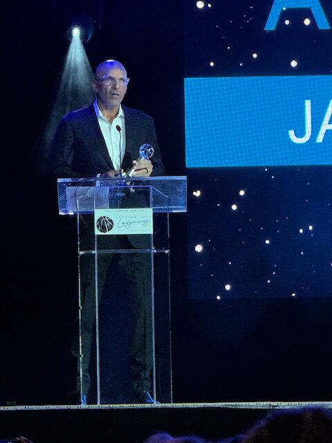 Jason Kidd Accepts Lifetime Achievement Award