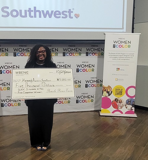 1st Place for her Pitch Competition - Kennedy Austin