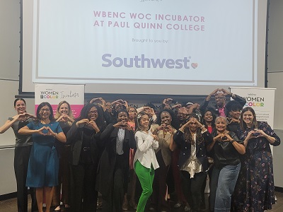 24 WBENC Women of Color Incubator Program Pitch Competition for Female Student Entrepreneurs at Paul Quinn College