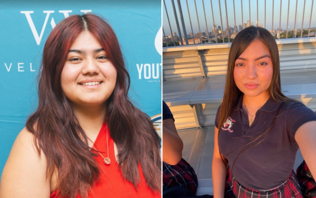 The Spark Award. Recipient (Left): Genesis Diaz, and Honorable Mention: (Right) Estrella Cortez-Pedroza