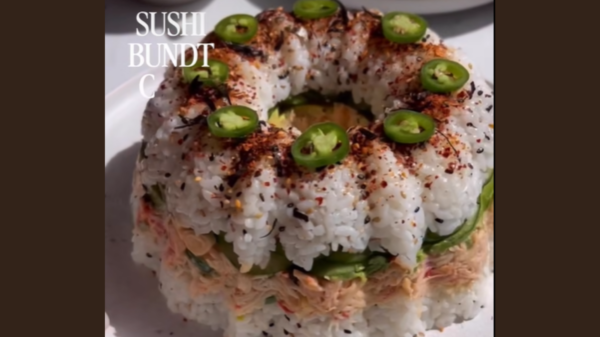 Sushi Bundt Cake